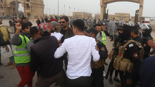 Basra'daki 'sarı yelekliler' gösterisinde 1 kişi öldü