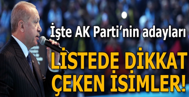 Son Dakika... Cumhurbaşkanı Erdoğan, AK Parti'nin Ankara adaylarını açıkladı